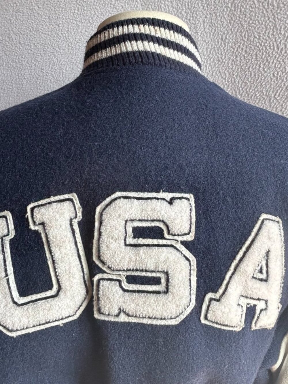 1990s Roots Canada Leather & Wool Letterman's Jacket - Picture 8 of 12